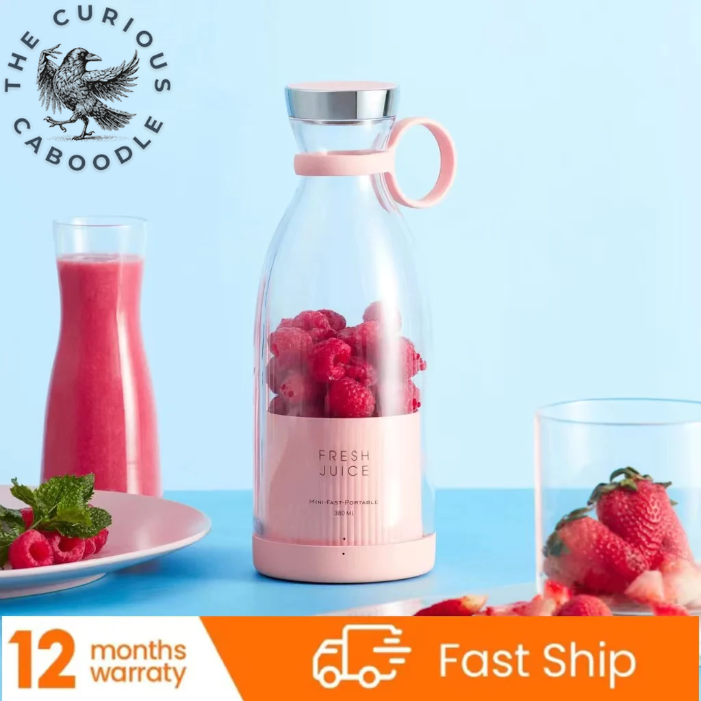 Portable Electric Juicer Blender - USB Mini Fruit Mixer and Extractor for Milkshakes and Juices