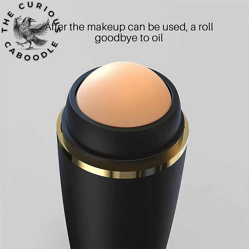 Natural Volcanic Stone Facial Oil Absorbing Roller for Pore Cleansing & Skin Care