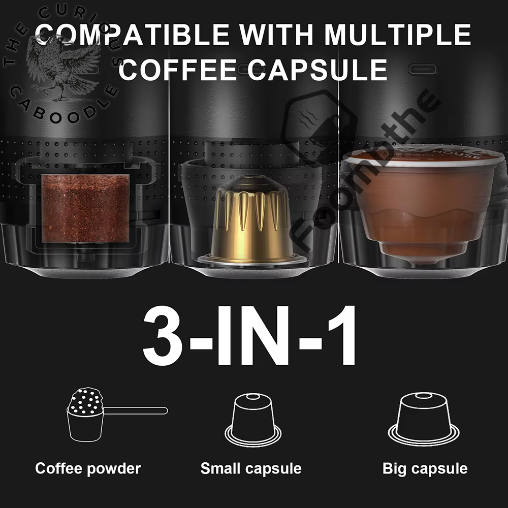 Portable Wireless Electric Espresso Coffee Machine