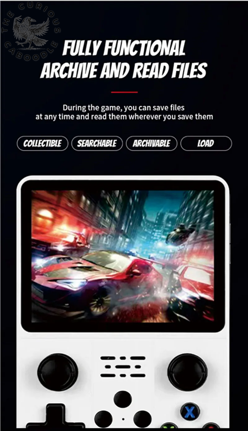 Retro R36S Handheld Video Game Console with 3.5-Inch IPS Screen