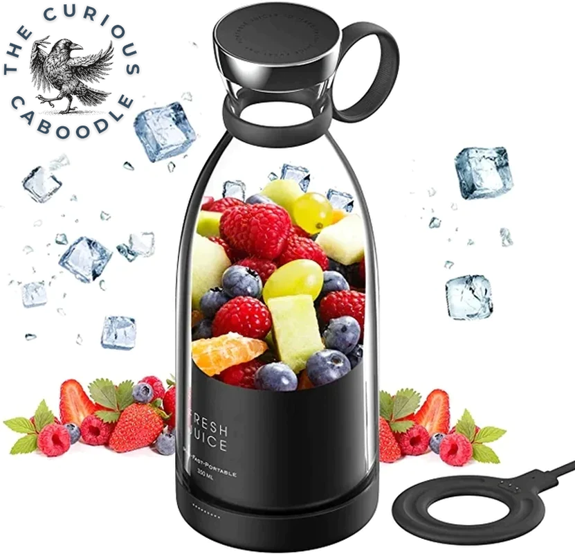 Portable Electric Juicer Blender - USB Mini Fruit Mixer and Extractor for Milkshakes and Juices