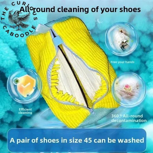 Machine Washable Shoe Care Bag with Soft Fiber