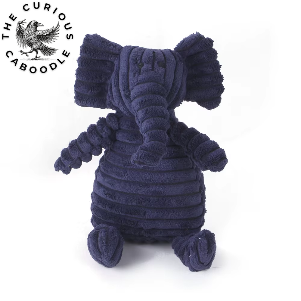 Corduroy Plush Dog Toys - Squeaky & Bite-Resistant Chew Toys for Small & Large Dogs