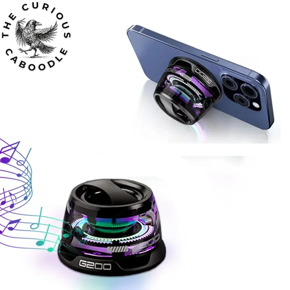 Portable Bluetooth Speaker G200 with RGB Lighting & Magnetic Design