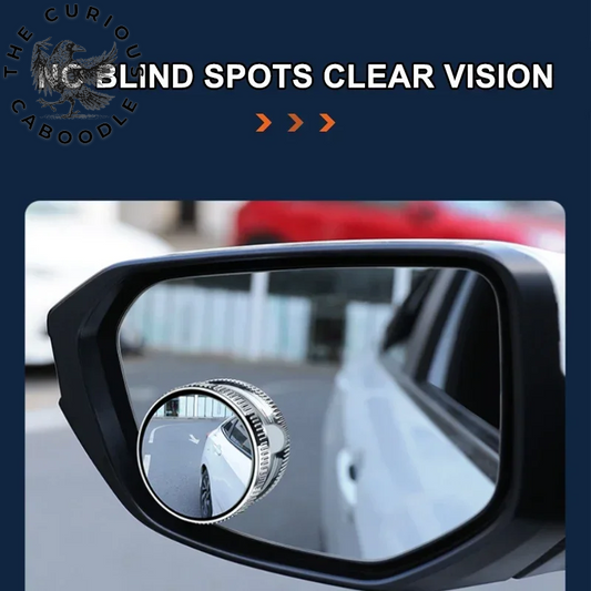 2-Pack Adjustable Wide Angle Car Blind Spot Mirrors with HD Suction Cup