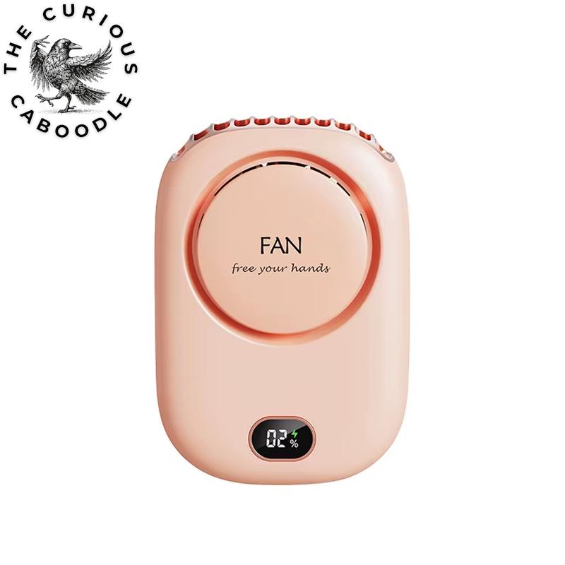 2000mAh Portable Mini Bladeless Neck Fan with USB Rechargeable Air Cooling Technology