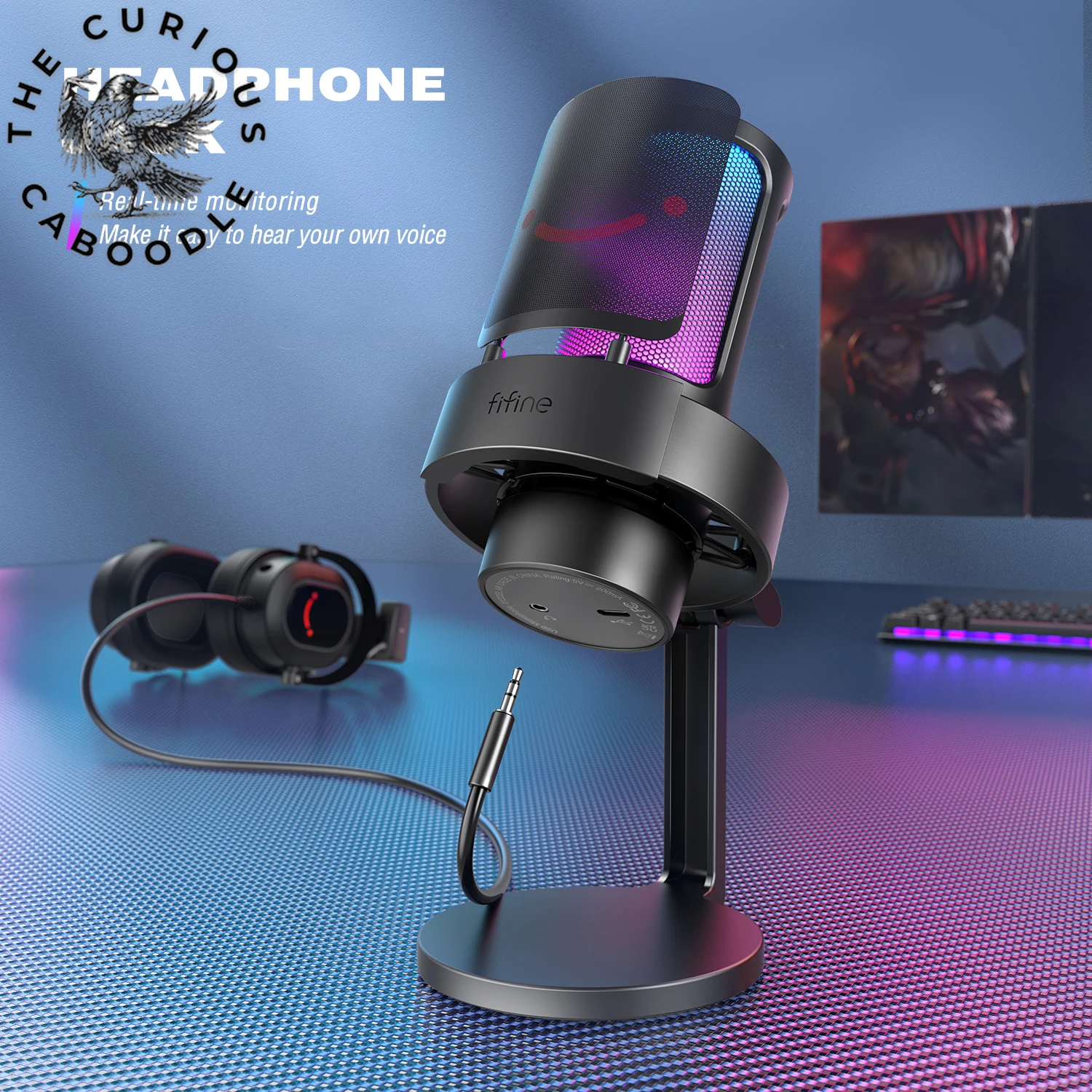 USB Microphone for Professional Recording & Streaming on PC & Mac
