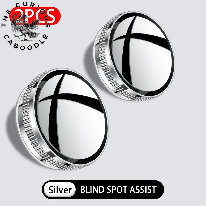 2-Pack Adjustable Wide Angle Car Blind Spot Mirrors with HD Suction Cup