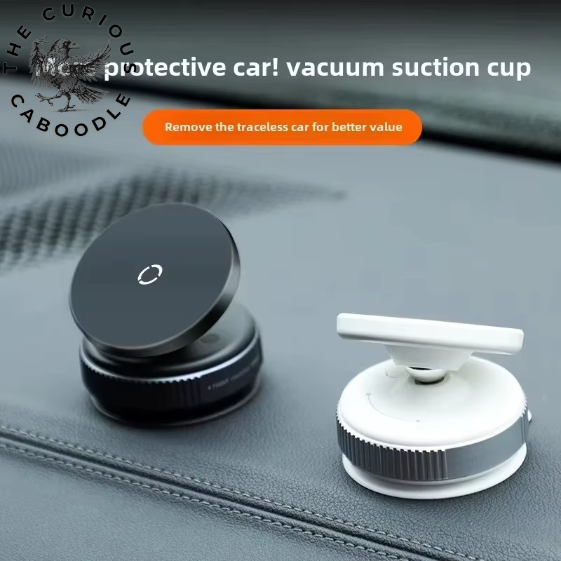 360° Rotating Suction Cup Magnetic Car Phone Holder and Navigation Stand for MagSafe Devices