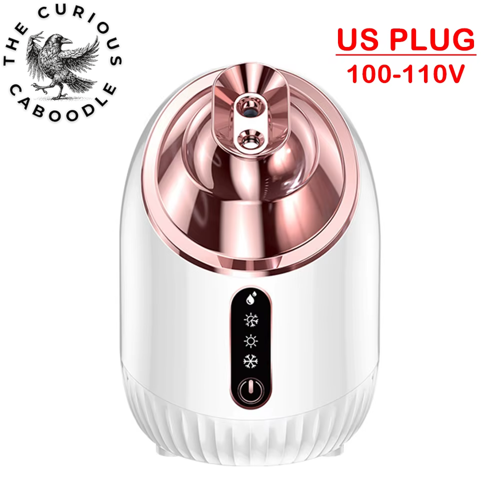 Professional Nano Mist Facial Steamer with Cold & Hot Nebulizer for Pore Cleansing & Moisturizing