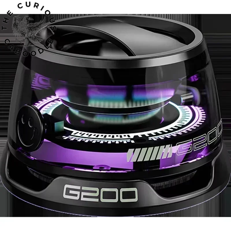 Portable Bluetooth Speaker G200 with RGB Lighting & Magnetic Design