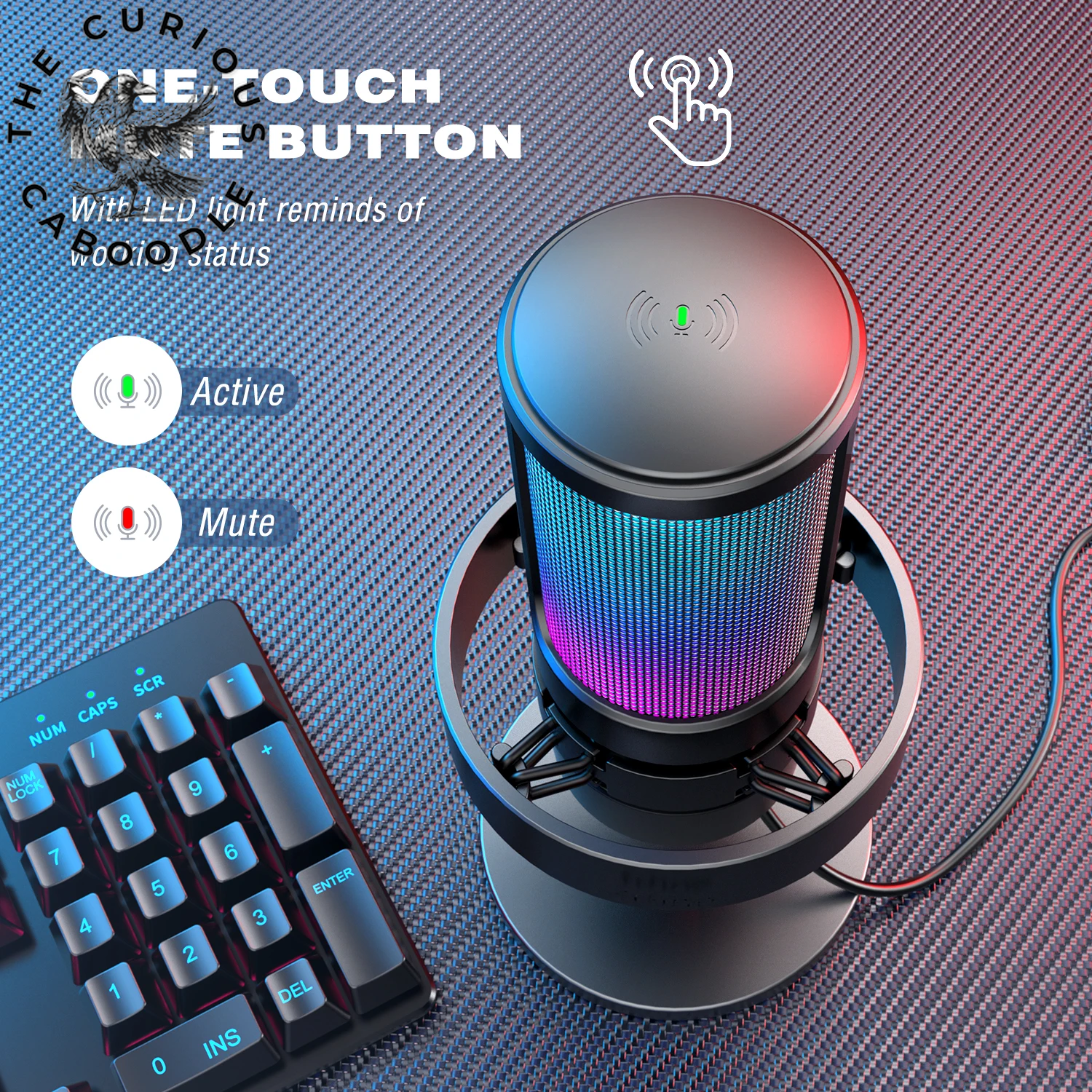USB Microphone for Professional Recording & Streaming on PC & Mac