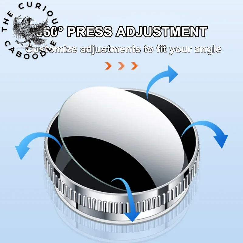 2-Pack Adjustable Wide Angle Car Blind Spot Mirrors with HD Suction Cup